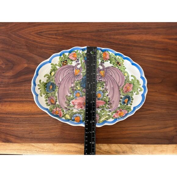 Vintage Skyros Designs Hand Painted Ceramic Plate Decorative Greece Decor - Picture 9 of 10